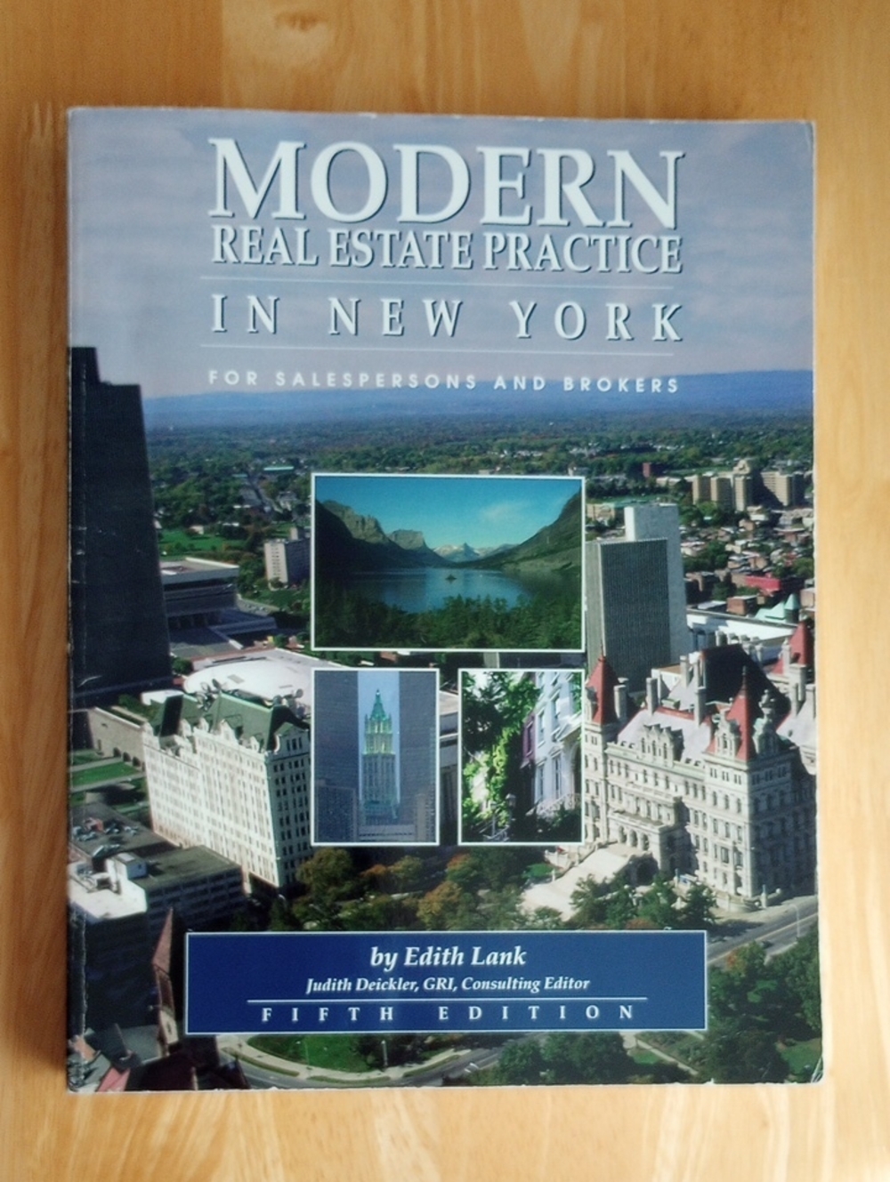 Modern Real Estate Practice in New York Edith Lank — College Textbook from 1995